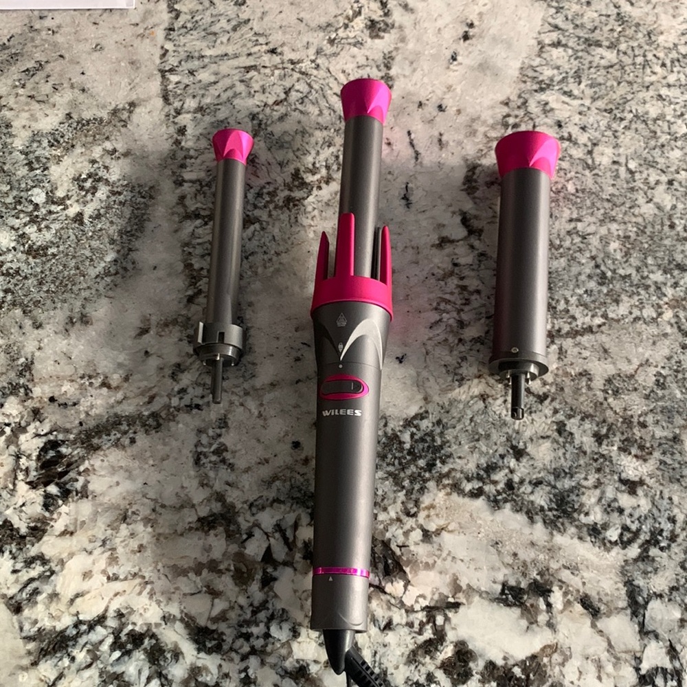 Wilees Professional Automatic Hair 3 in1 Curling Wand - Model XY-C008